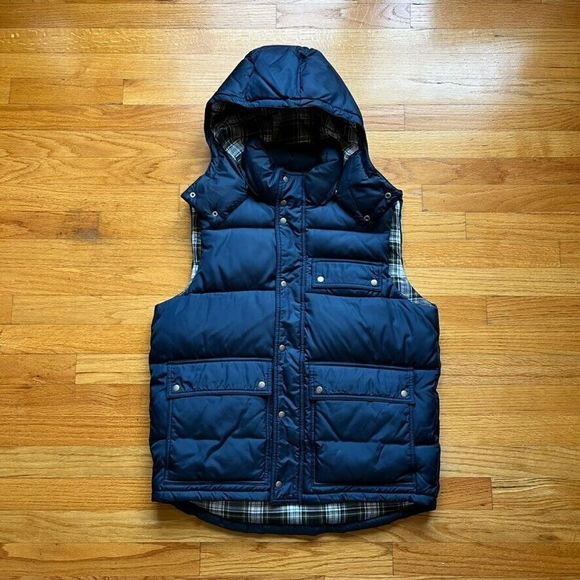 Gap Other - VTG GAP Nylon Puffer Hoodie Vest Vintage Not Down 80s 90s 00s North Face Nuptse
